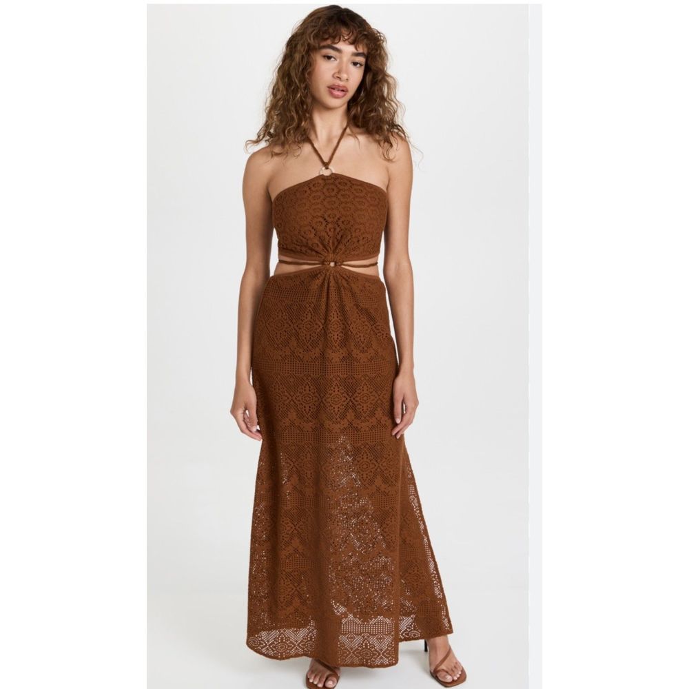nwt jonathan simkhai georgina crochet dress xs